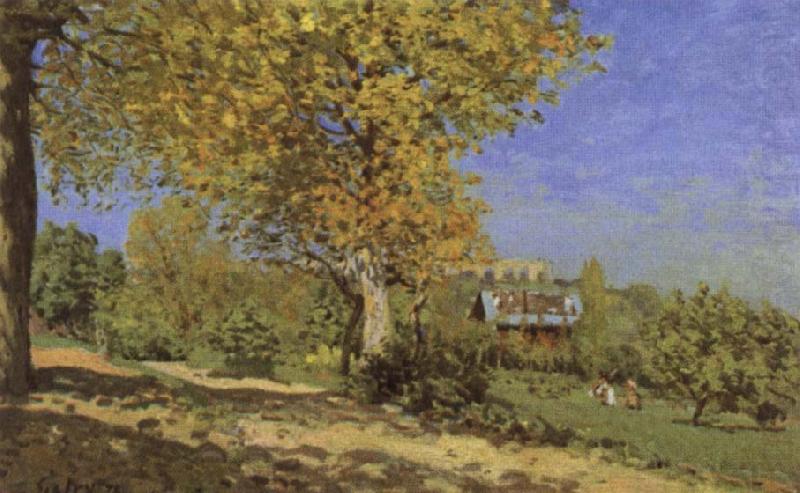 Landscape at Louveciennes, Alfred Sisley